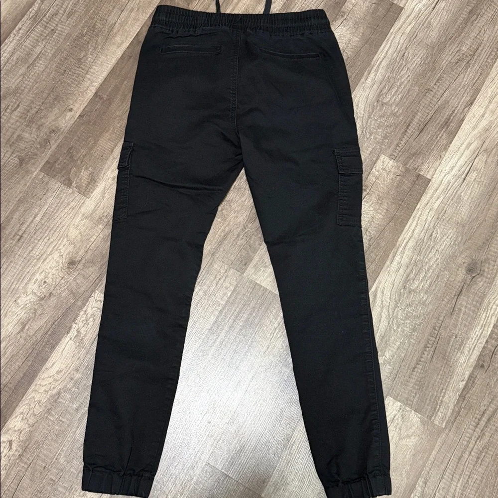 V.I.P. Black Jogger Cargo Pants,‎ Size 27